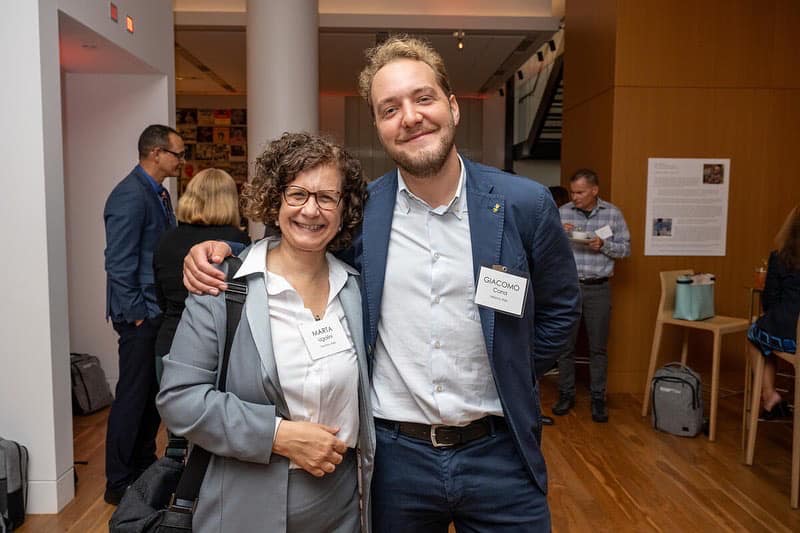 L'assessora Ugolini con il consigliere Cona.