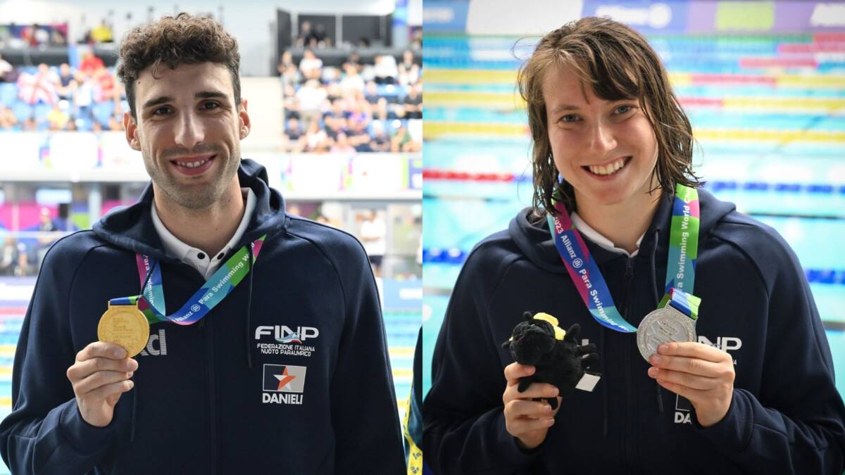 Stefano Raimondi Xenia Palazzo mondiali nuoto paralimpico