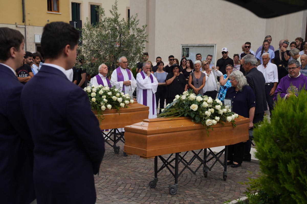 Funerale Patrizio ed Edoardo Baltieri