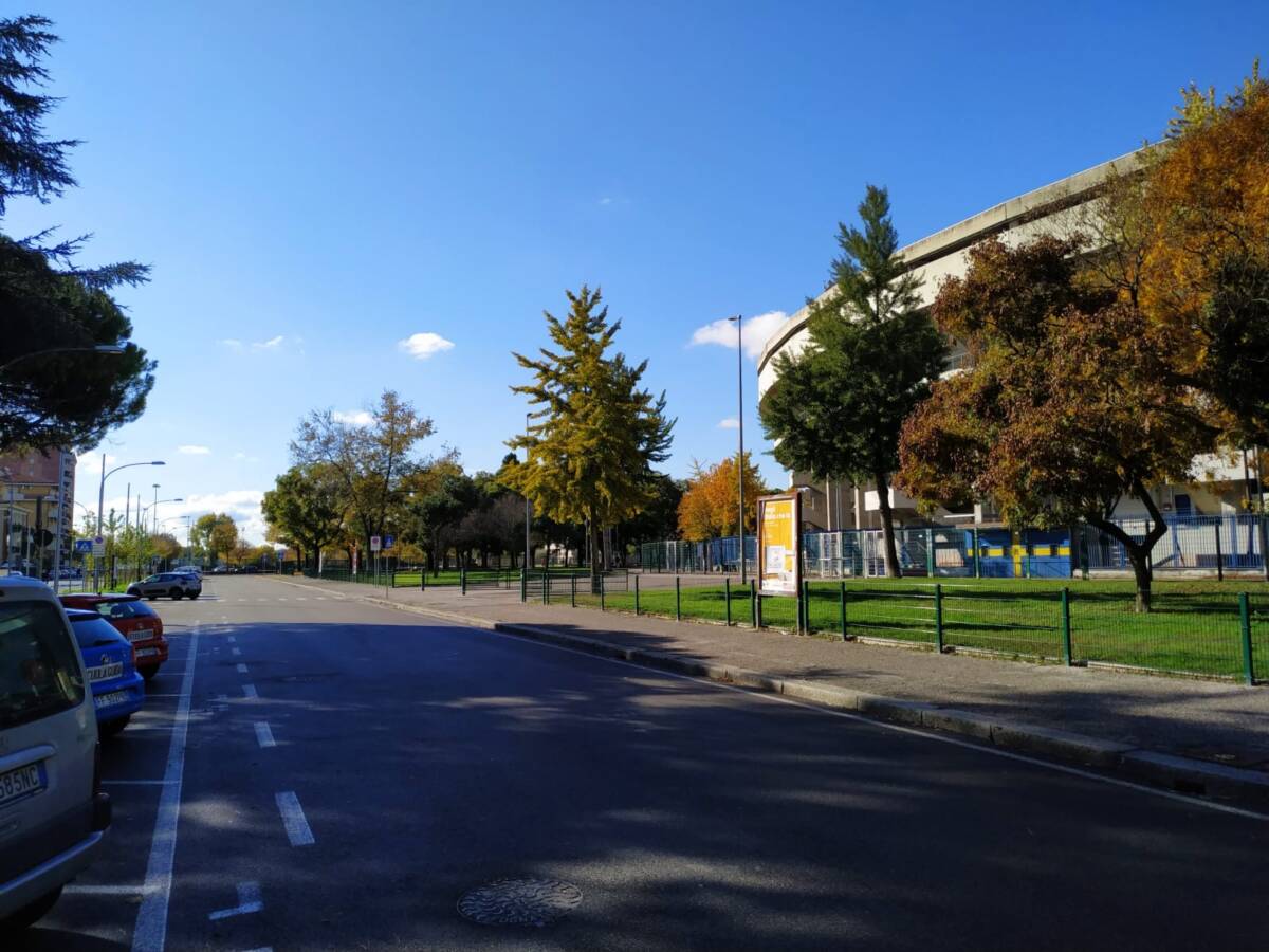 Una via del quartiere Stadio (foto da Heraldo.it)