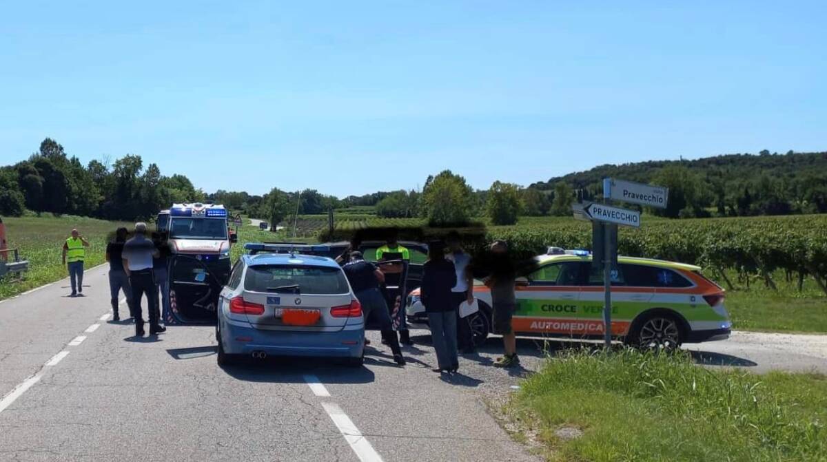 incidente valeggio pravecchio