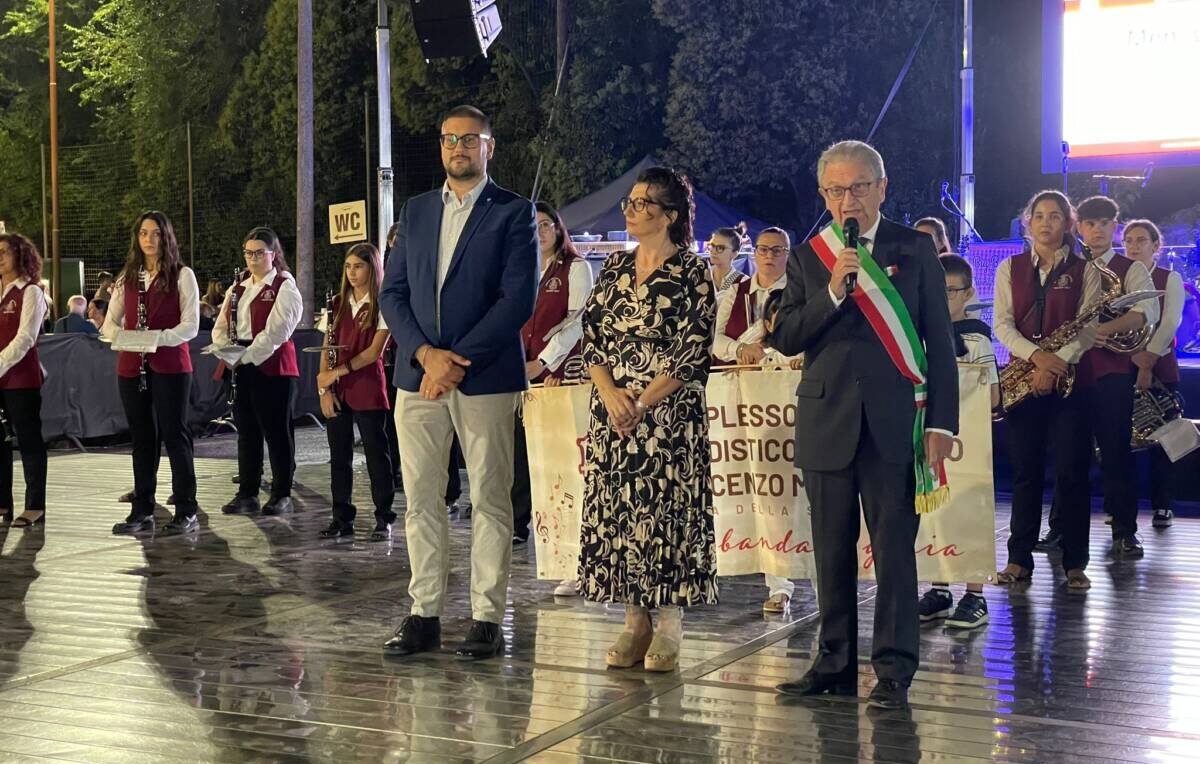 Il sindaco Mirandola all'inaugurazione della 15^ Sagra dell'Anara Pitanaraa Tarmassia di Isola della Scala.