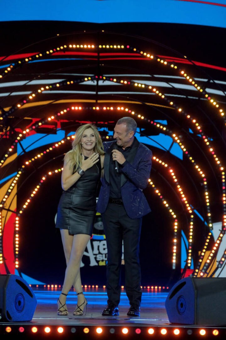 Lorella Cuccarini e Amadeus Arena Suzuki