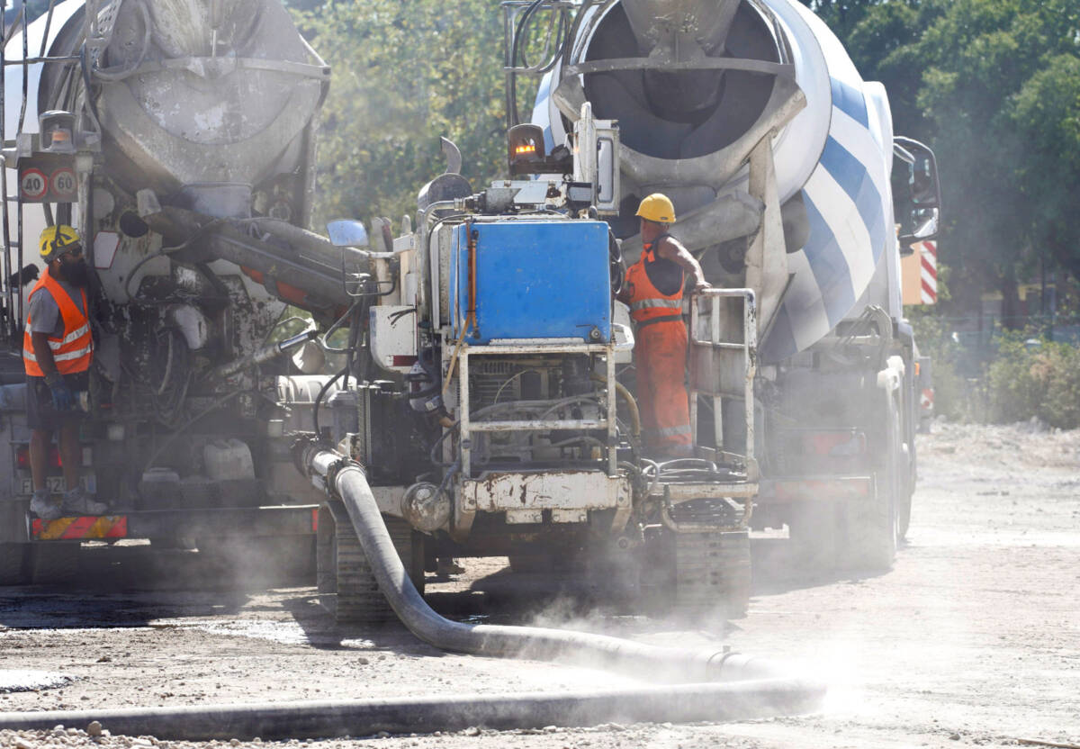 cantiere filobus via città di nimes
