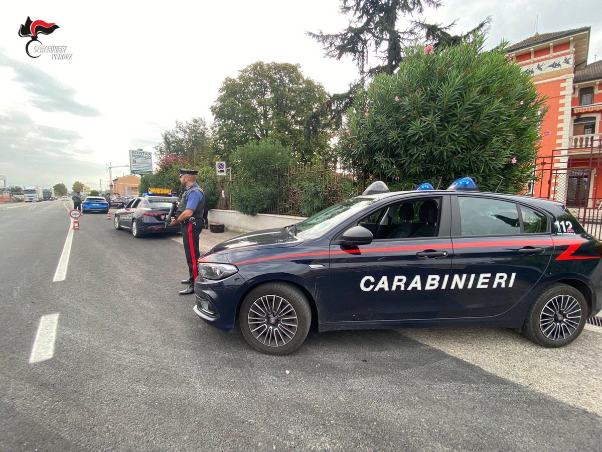 Carabinieri caporalato - San Bonifacio