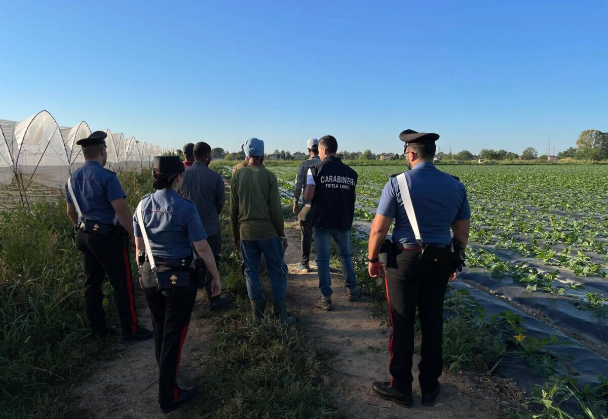 Carabinieri lavoro in nero