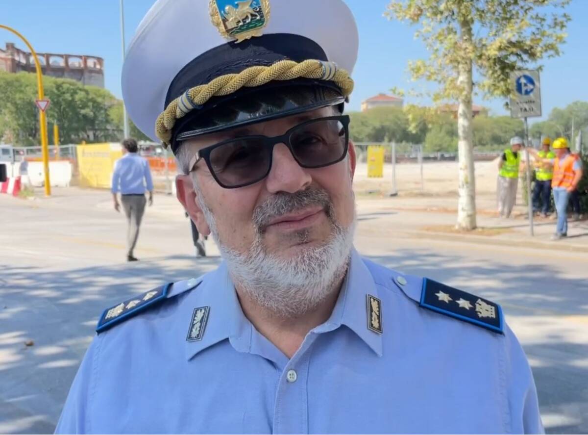 Il vice comandante della polizia locale, Claudio Marai