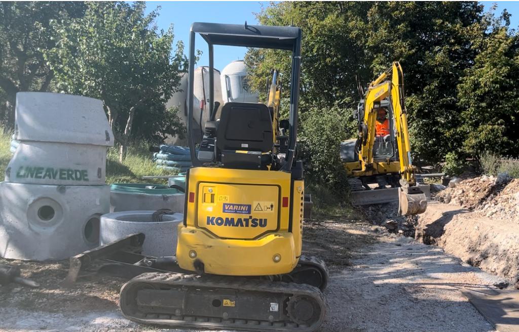 Fognatura Badia Calavena scavi