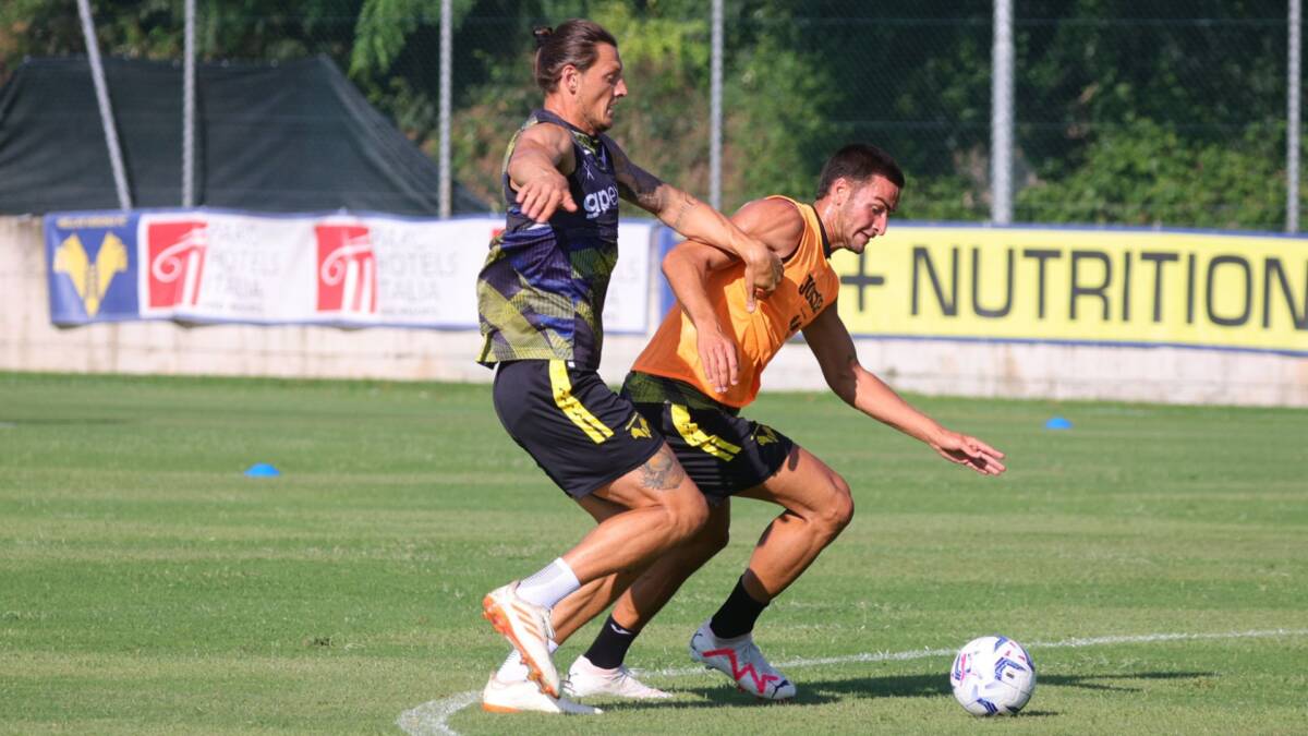 Hellas Verona allenamento