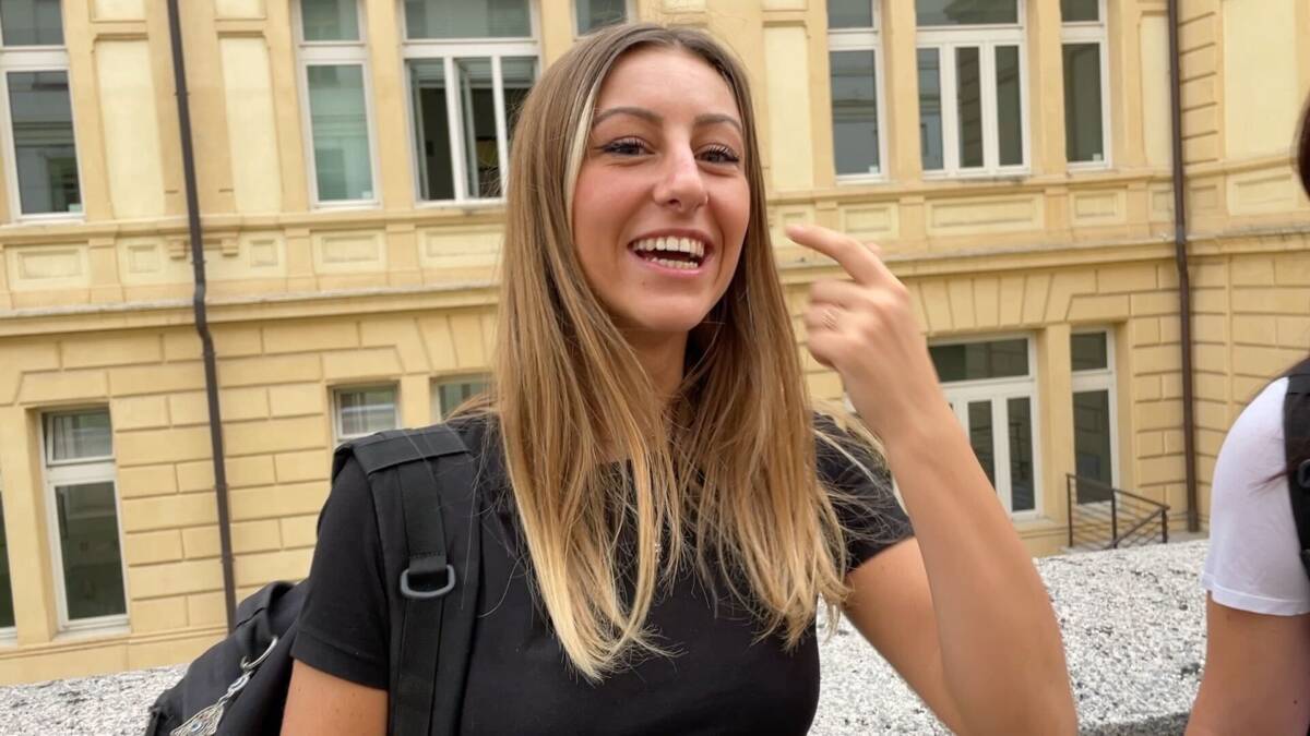 Liceo Messedaglia primo giorno di scuola Verona