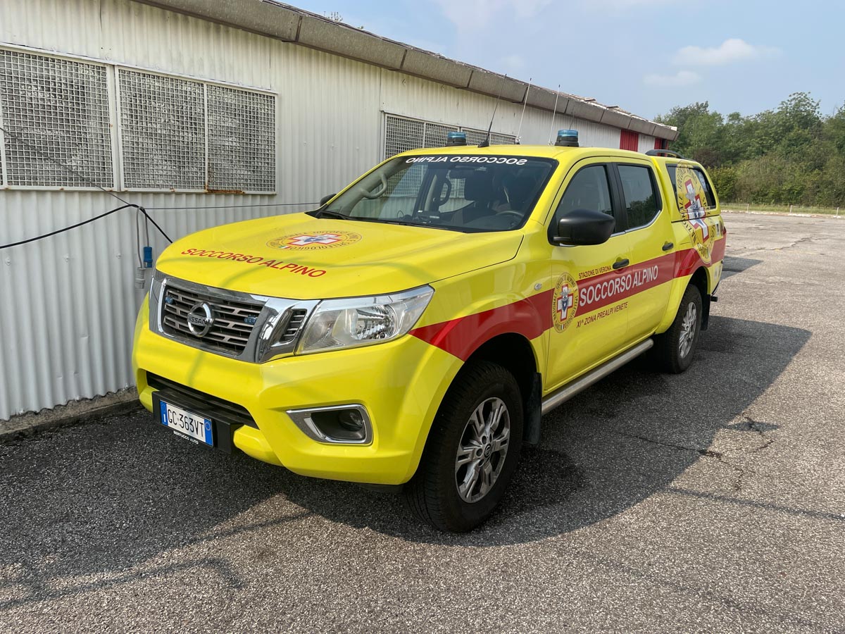 Mezzo del Soccorso alpino e speleologico di Verona