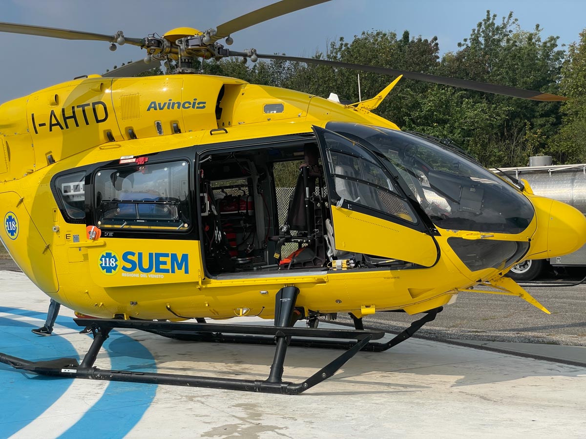 elicottero suem 118 verona emergenza elibase
