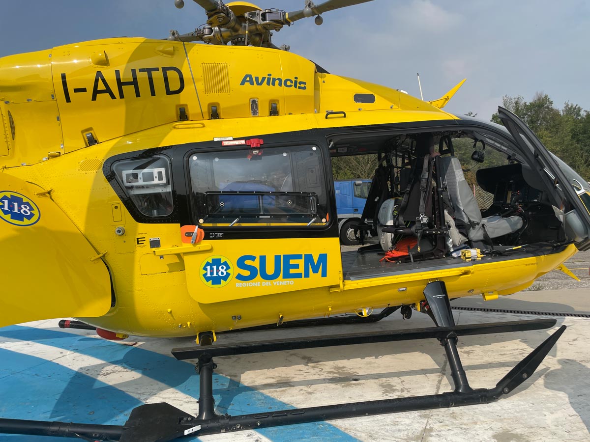 elicottero suem 118 verona emergenza elibase