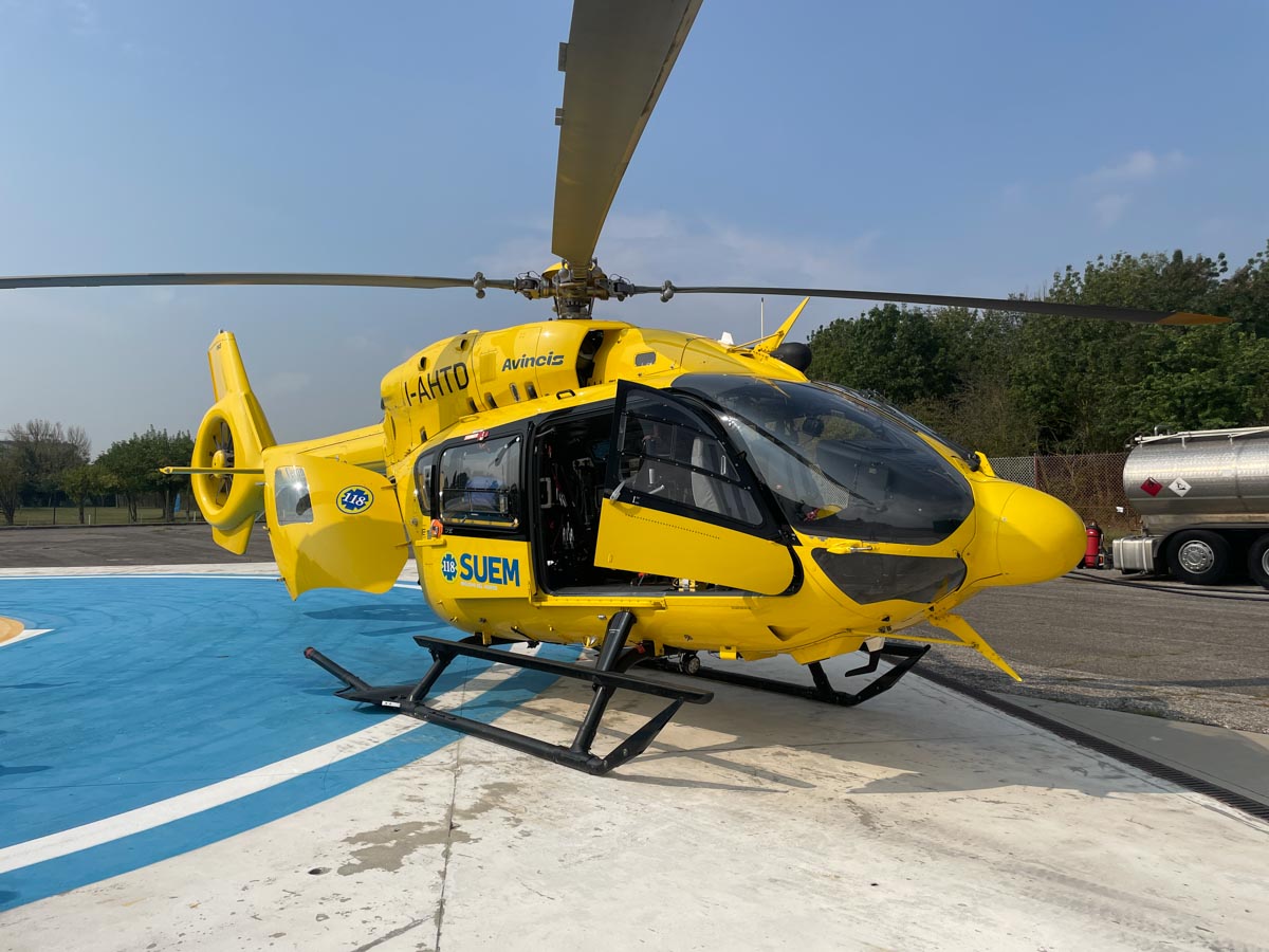 elicottero suem 118 verona emergenza elibase