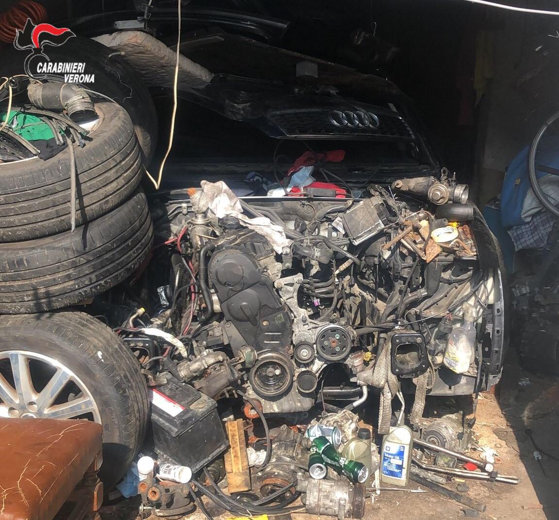 Autofficina abusiva Cazzano di Tramigna (3)