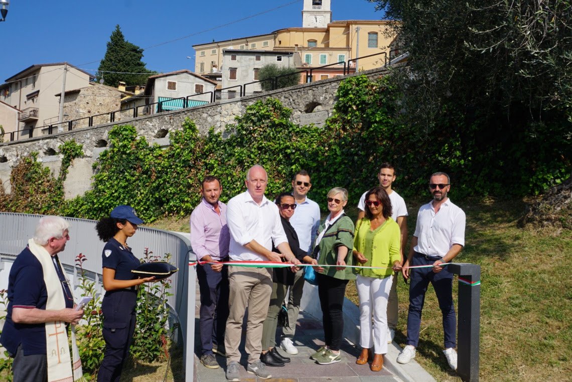 Calmasino lavori via Belvedere