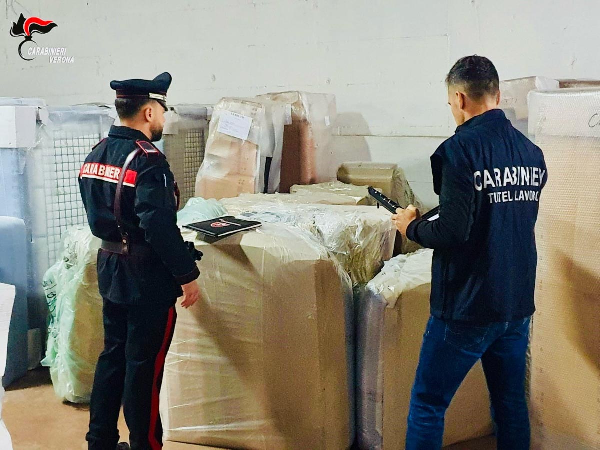 Carabinieri Illasi - sicurezza sul lavoro