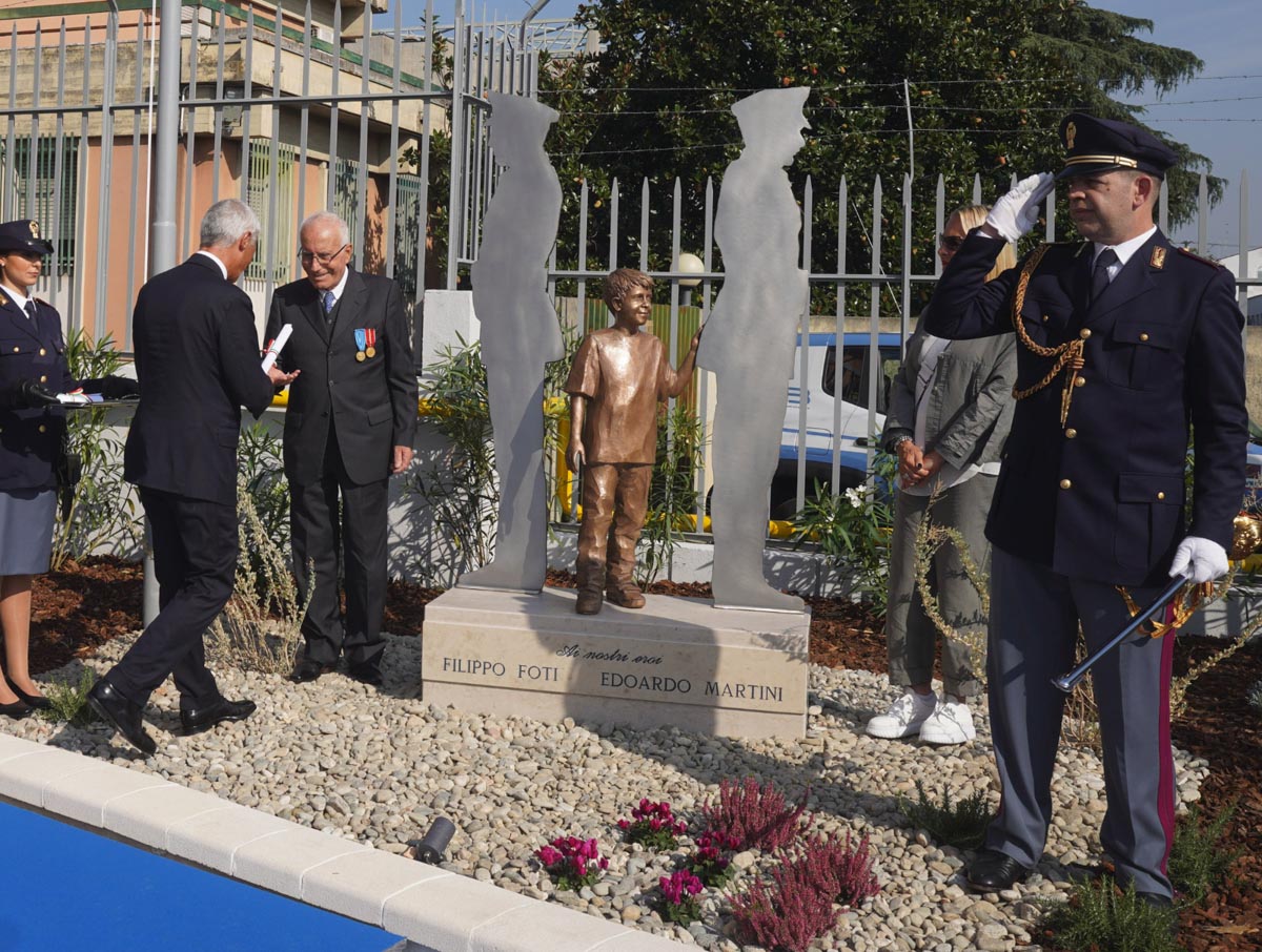 Il monumento a Filippo Foti ed Edoardo Martini Polfer Verona Trentino