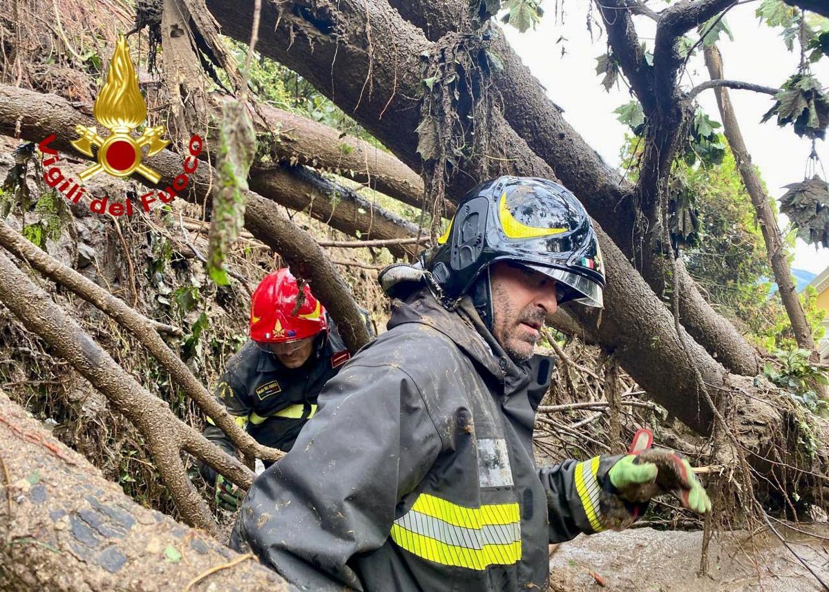 Maltempo Lombardia - Vigili del fuoco