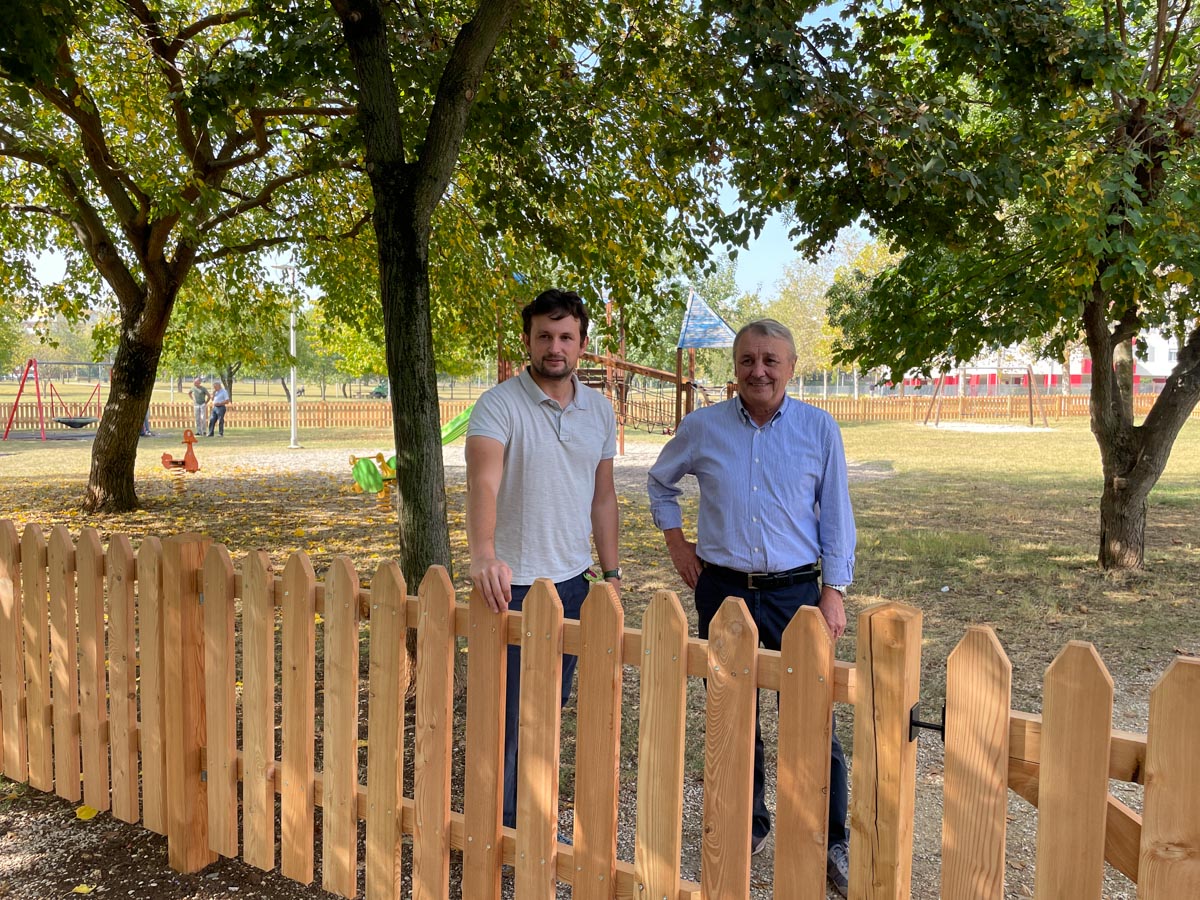 Parco Forti - nuova staccionata - Benini e Pozzerle