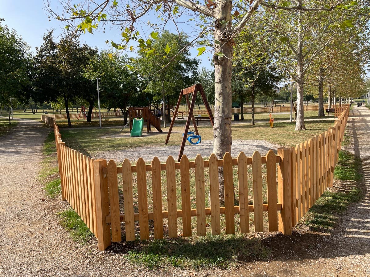 Parco Forti - nuova staccionata