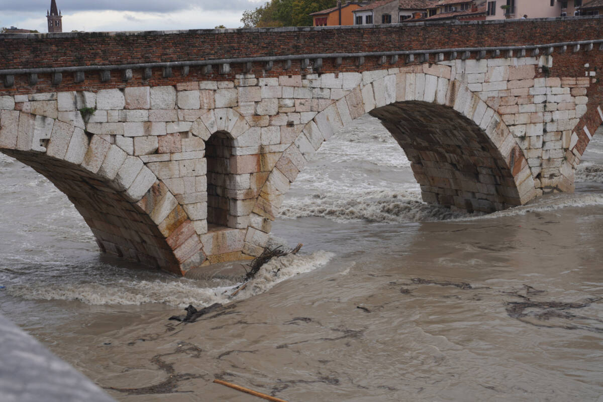 Adige a Verona, 31 ottobre 2023