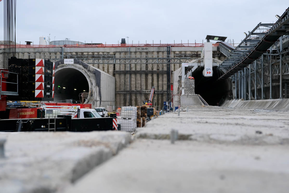 Tav Brescia-Verona - lavori galleria di Lonato (Febbraio 2023)