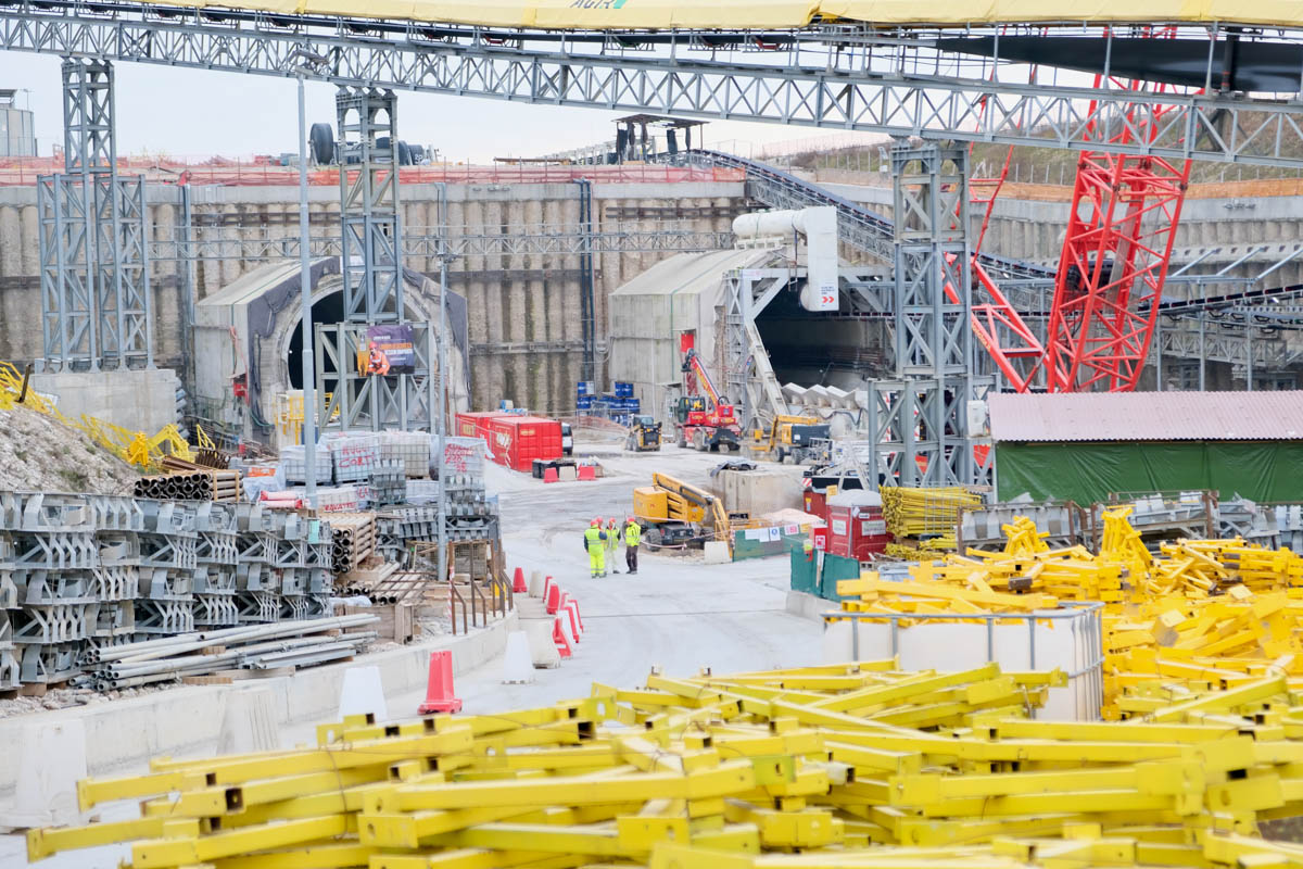 Tav Brescia-Verona - lavori galleria di Lonato (Febbraio 2023)