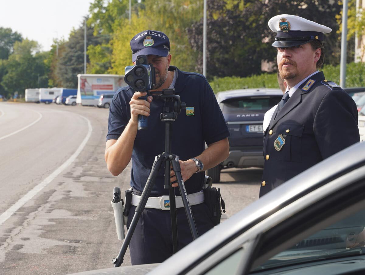 Trucam - telelaser Polizia locale autovelox a Verona