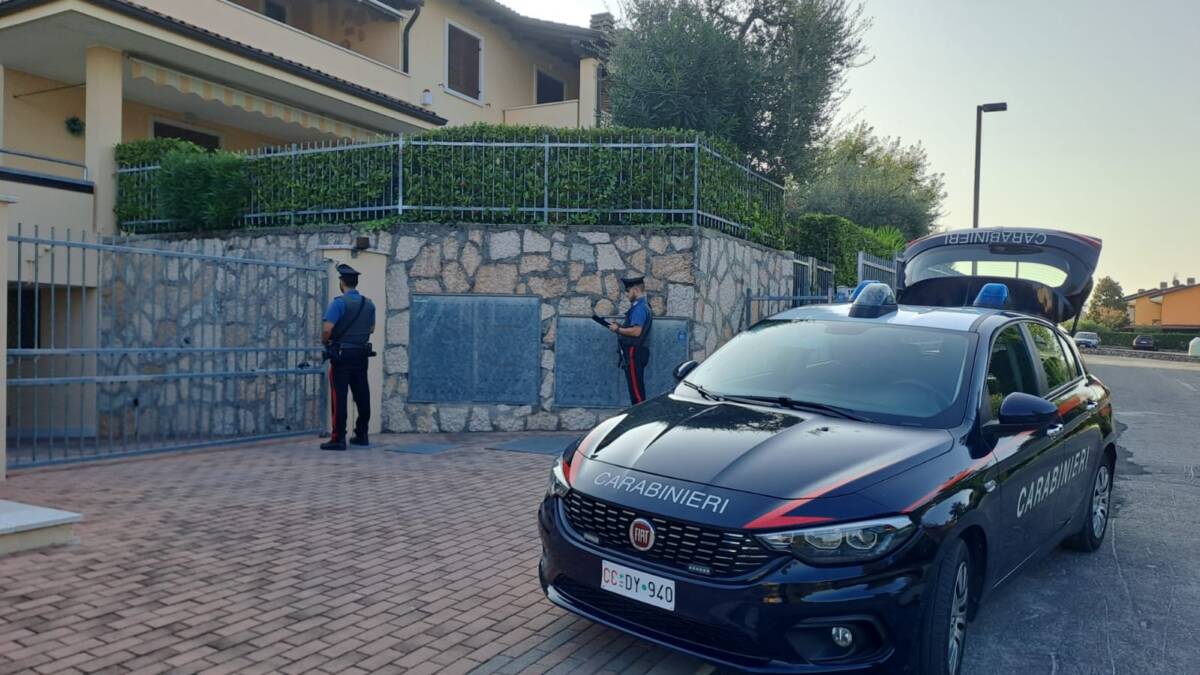 Carabinieri Lazise furto in casa