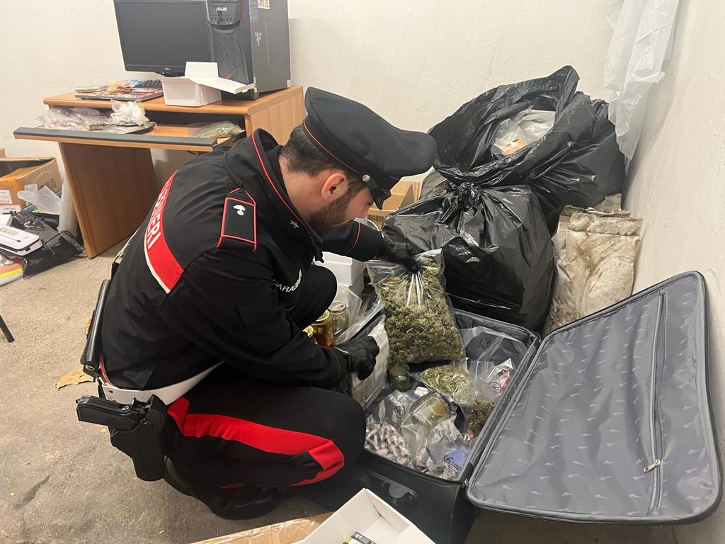 Carabinieri droga Villafranca