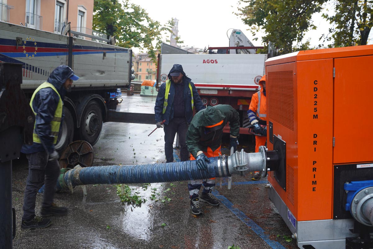 Piena Adige - idrovore 02.11.2023