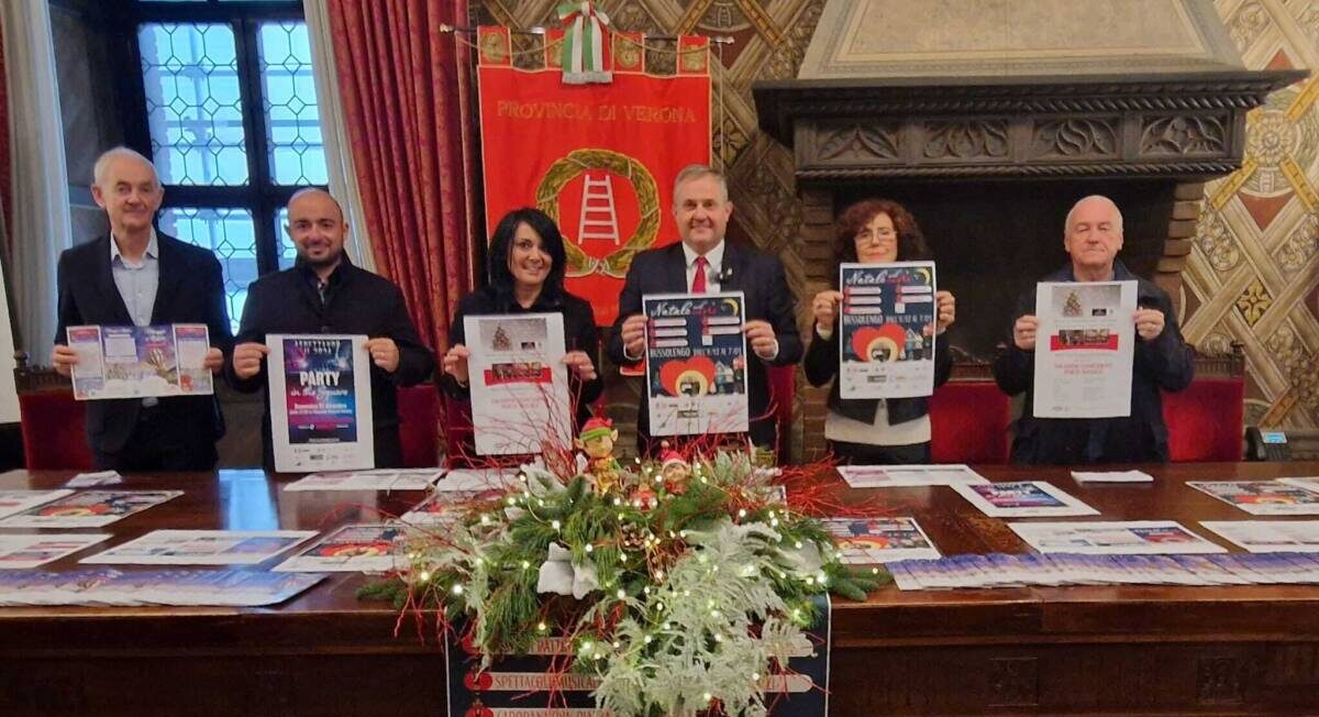 Natale Bussolengo pista di pattinaggio mercatini