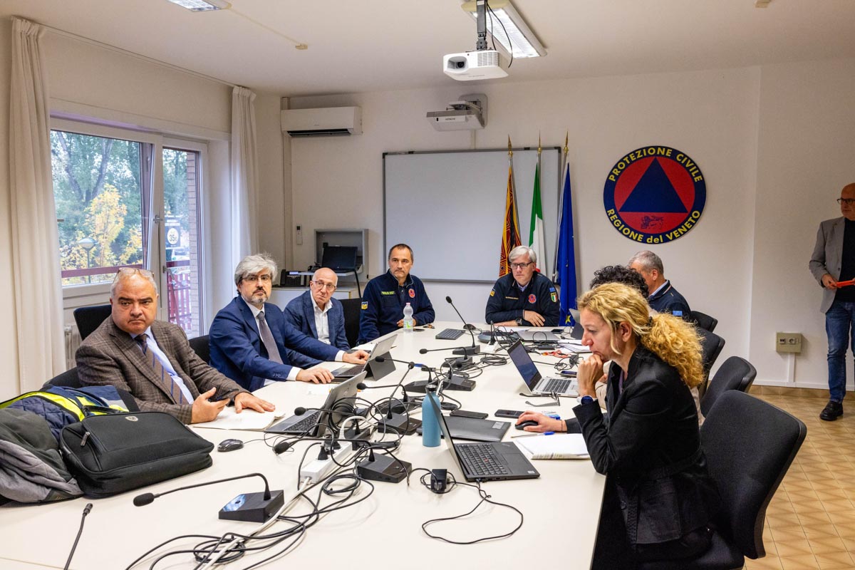 Riunione unità di crisi Regione Veneto 02.11.2023