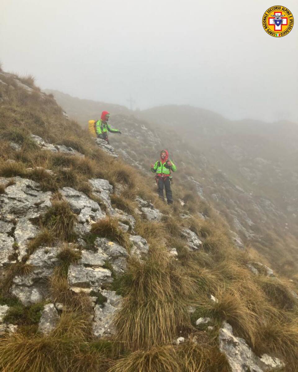 Soccorso alpino - ricerche corno d'aquilio