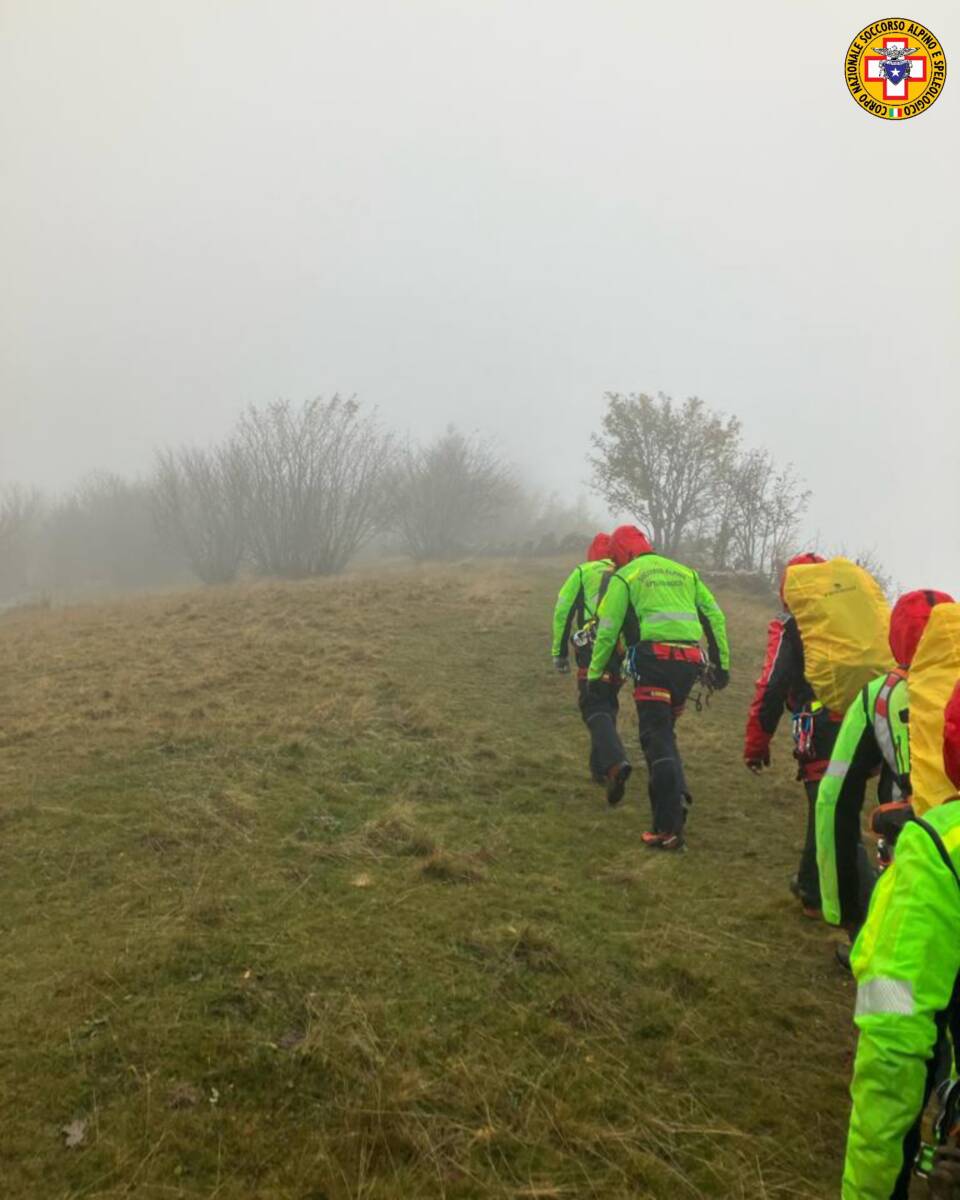 Soccorso alpino - ricerche corno d'aquilio