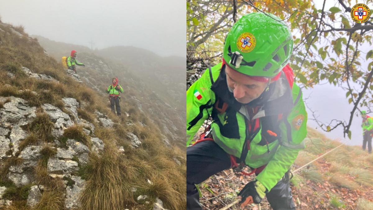 Soccorso alpino - ricerche corno d'aquilio