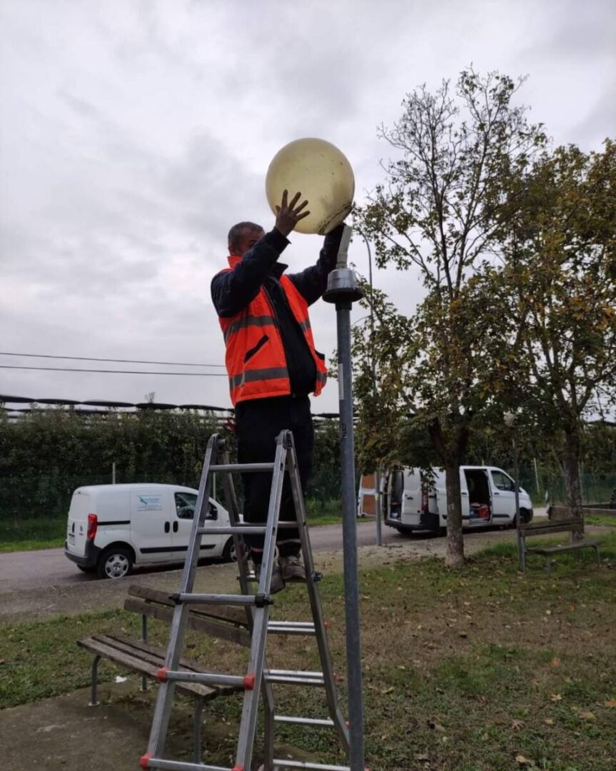 Sostituzione illuminazione San martino buon albergo