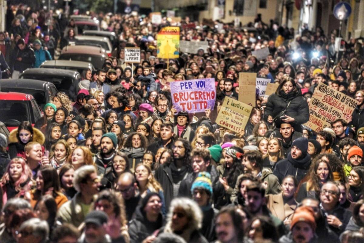 passeggiata arrabbiata Verona violenza di genere femminicidi giulia cecchettin
