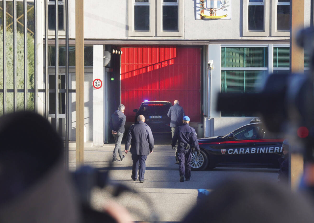 L'arrivo di Filippo Turetta alla casa circondariale di Montorio