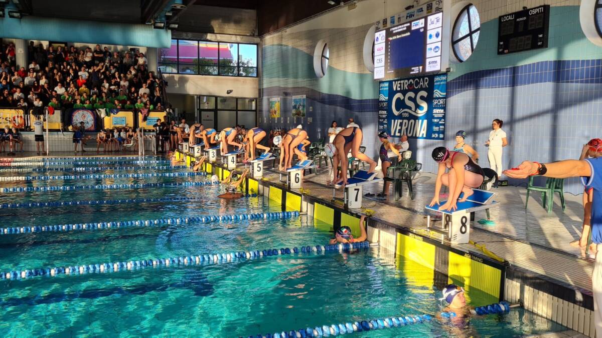 Trofeo Città di Verona nuoto piscine monte bianco