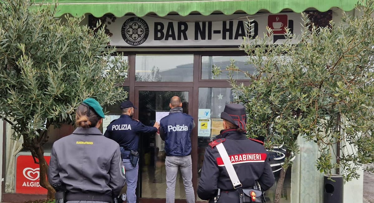 Chiusura Bar Ni Hao a Sona