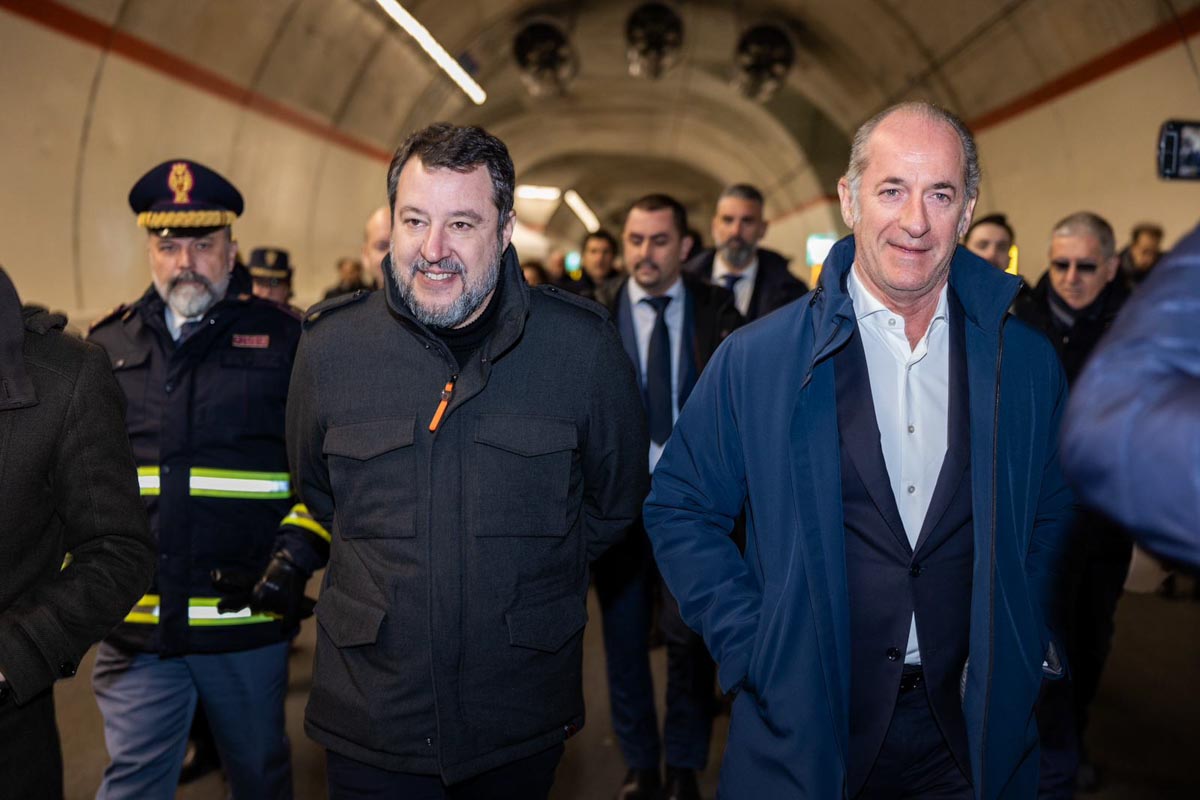 Inaugurazione Pedemontana - Salvini, Zaia