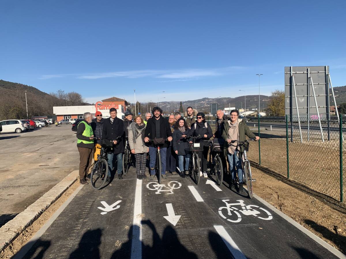inaugurazione 500 metri pista ciclabile