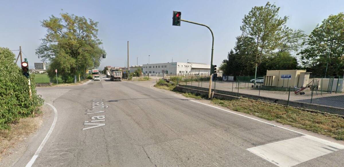 Verona Sud rotatorie via Vigasio Strada Ca' Brusà