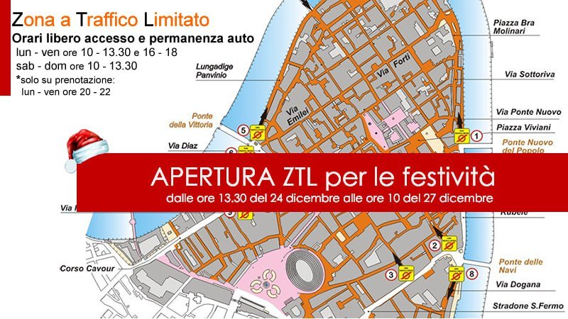ZTL Verona festività