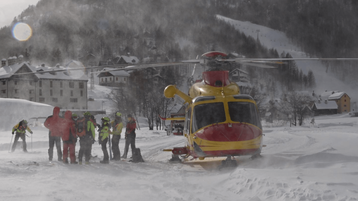 Elicottero in Val Formazza (Foto RSI)