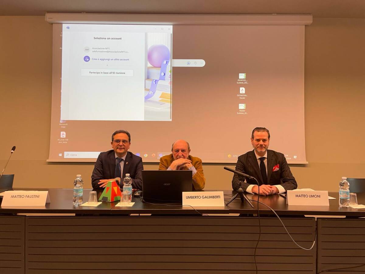 cento anni degli ordini Ingegneri e Architetti, festeggiamenti con il filosofo Galimberti con una lezione sul rapporto uomo-tecnica