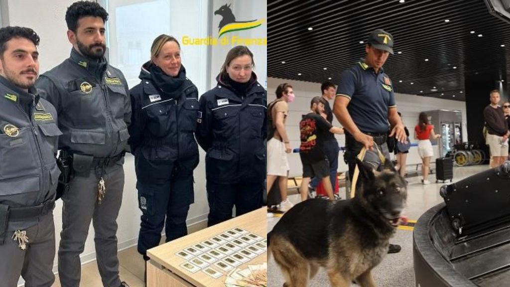 Guardia di finanza Venezia lingotti oro