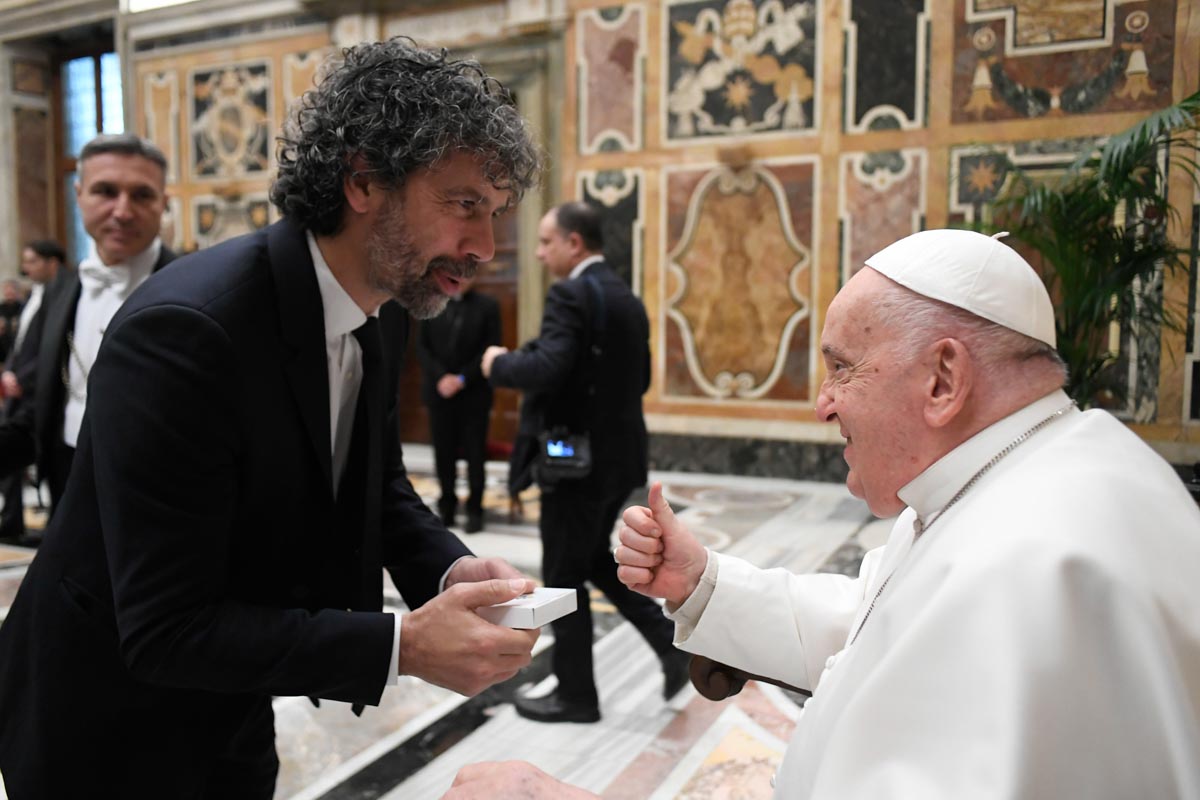 Papa Francesco - sindaco Tommasi